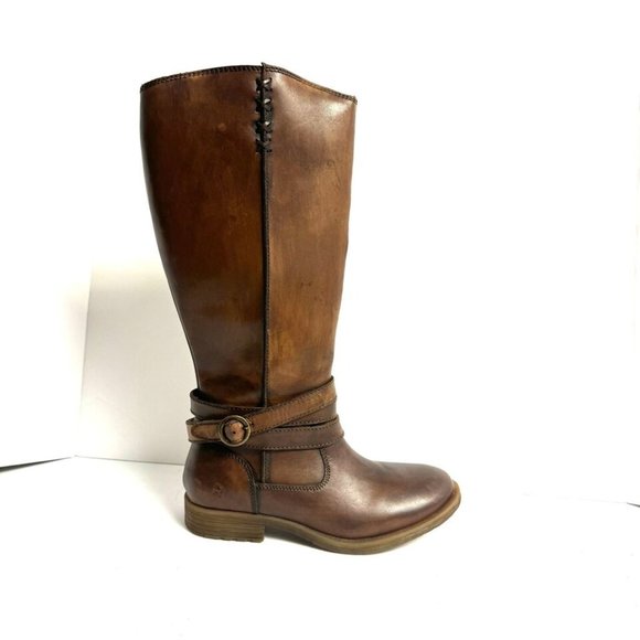 Roan Womens Gayla Tall Boot Tan Size 8 M